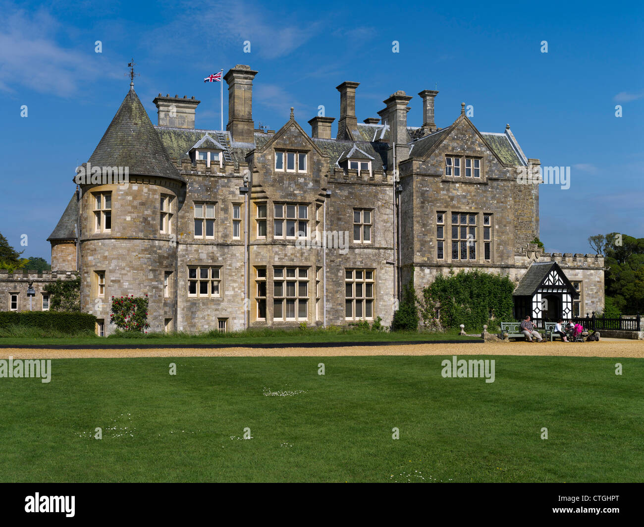 dh Maison de Lord Montagu BEAULIEU PALACE HAMPSHIRE UK Mansion maison estate royaume-uni grand vieux pays Banque D'Images