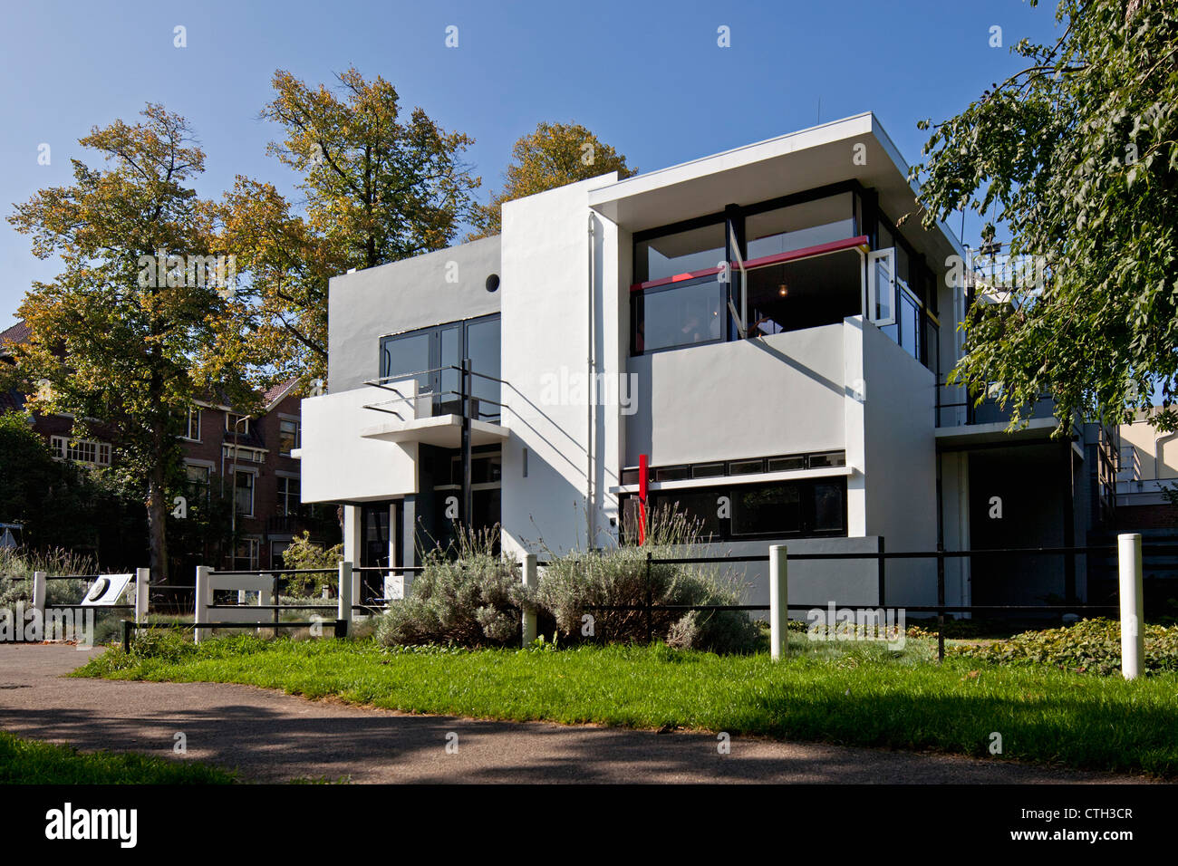Les Pays-Bas, Utrecht, Rietveld maison Schrosder. UNESCO World Heritage Site. Banque D'Images