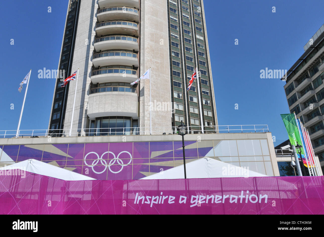 Cio Park Lane Hilton London Olympics 2012 Banque D'Images