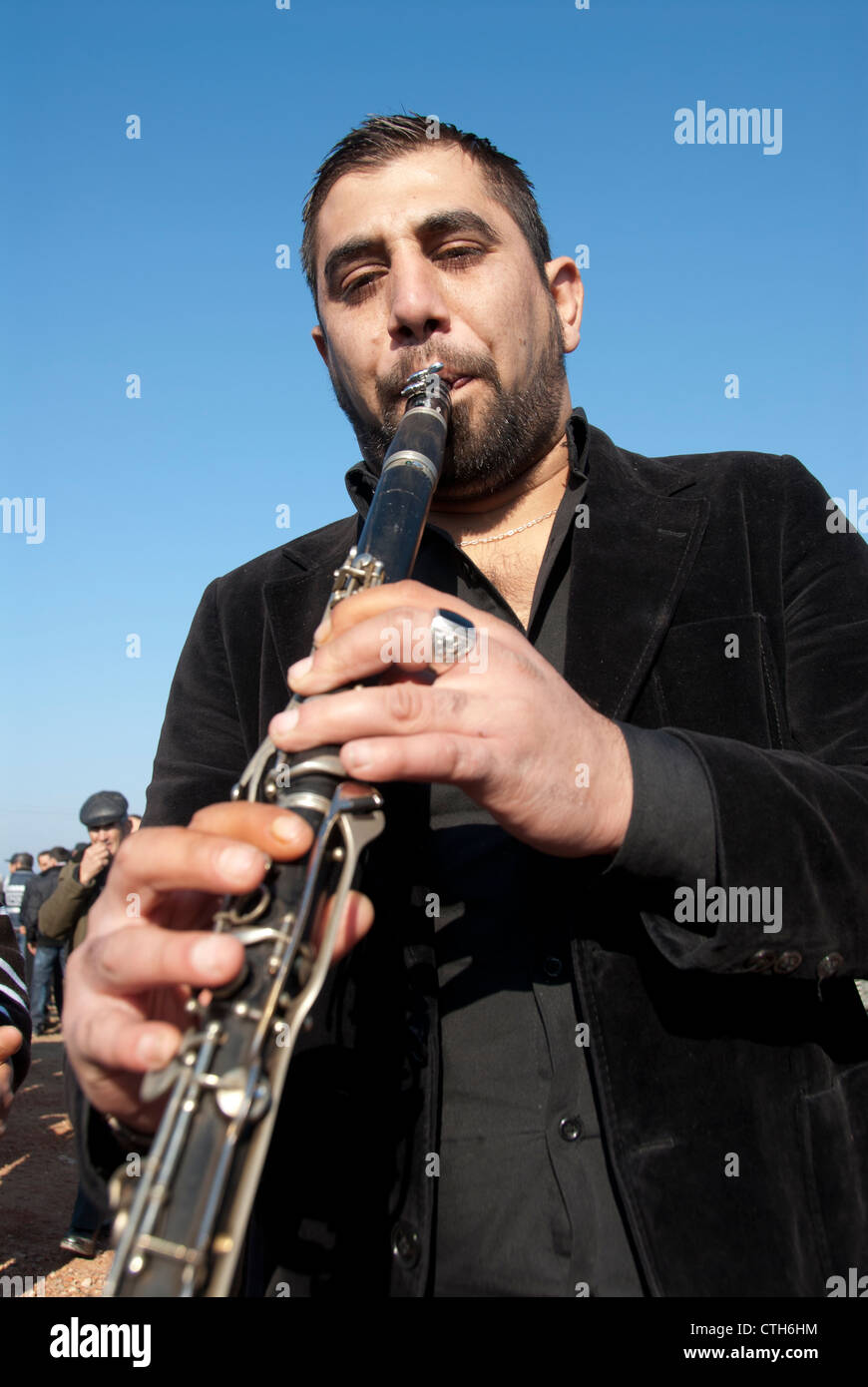 Joueur de clarinette, Izmir, Turquie Photo Stock - Alamy
