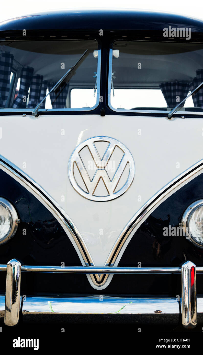 Écran partagé VW Volkswagen camper van Banque D'Images