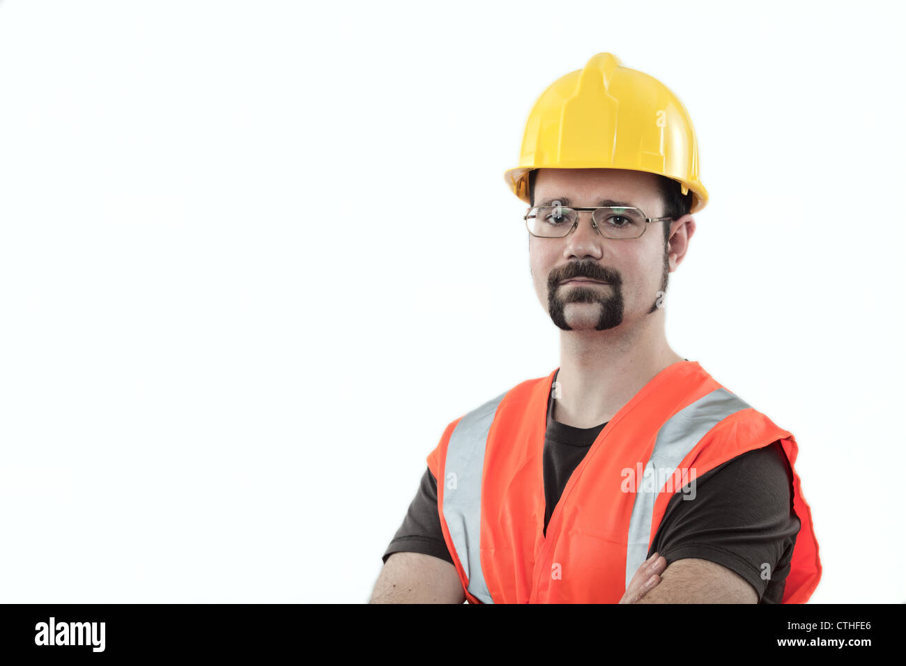 Travailleur de la construction Banque D'Images