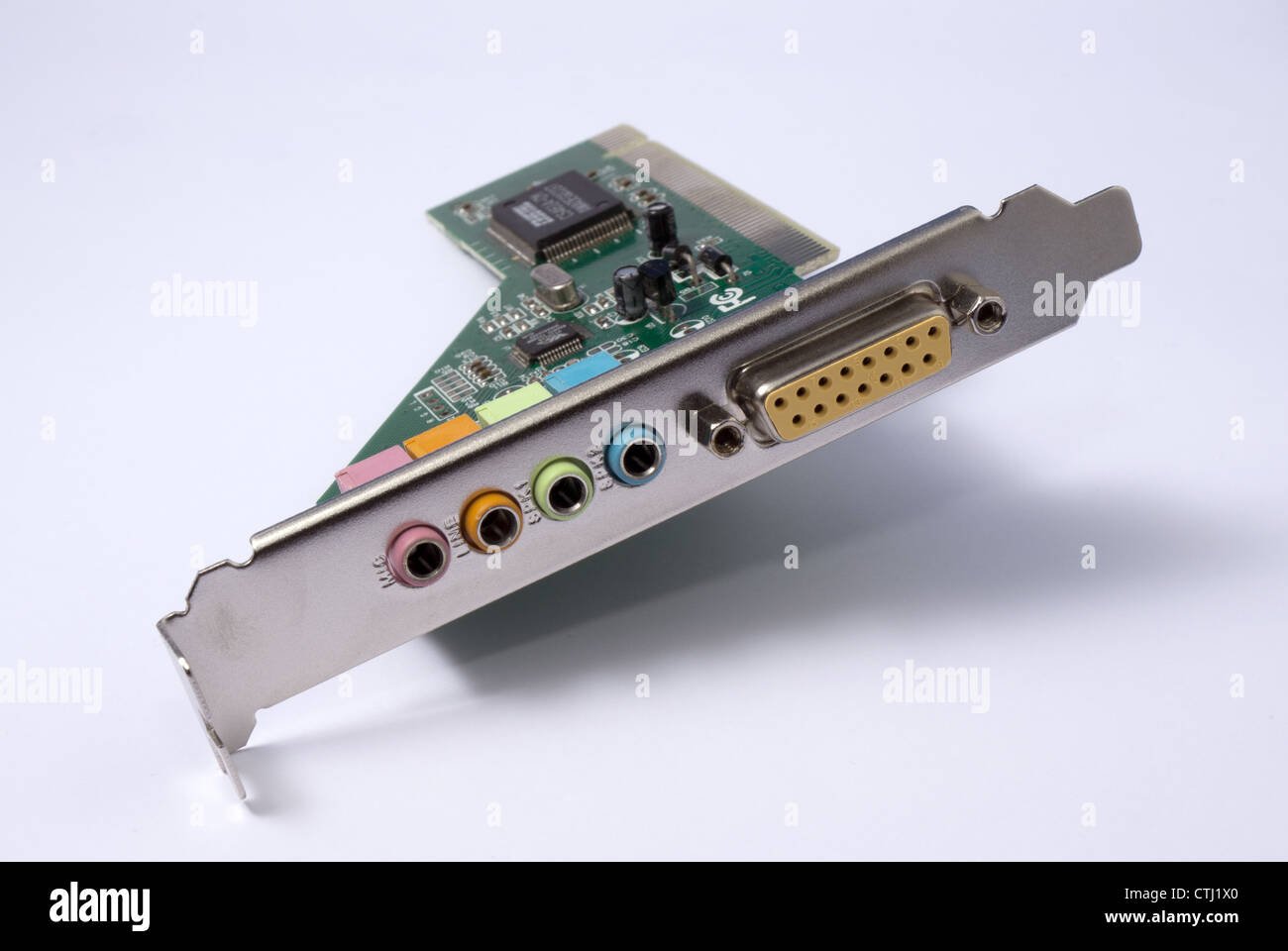 Sound carte d'extension pour ordinateur Banque D'Images