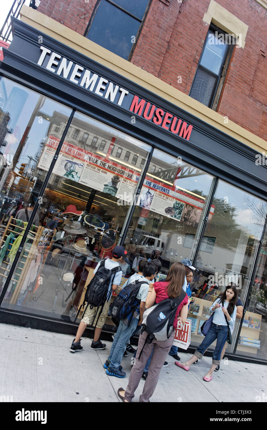 Tenement Museum, Orchard Street, Lower East Side, New York, USA, Banque D'Images