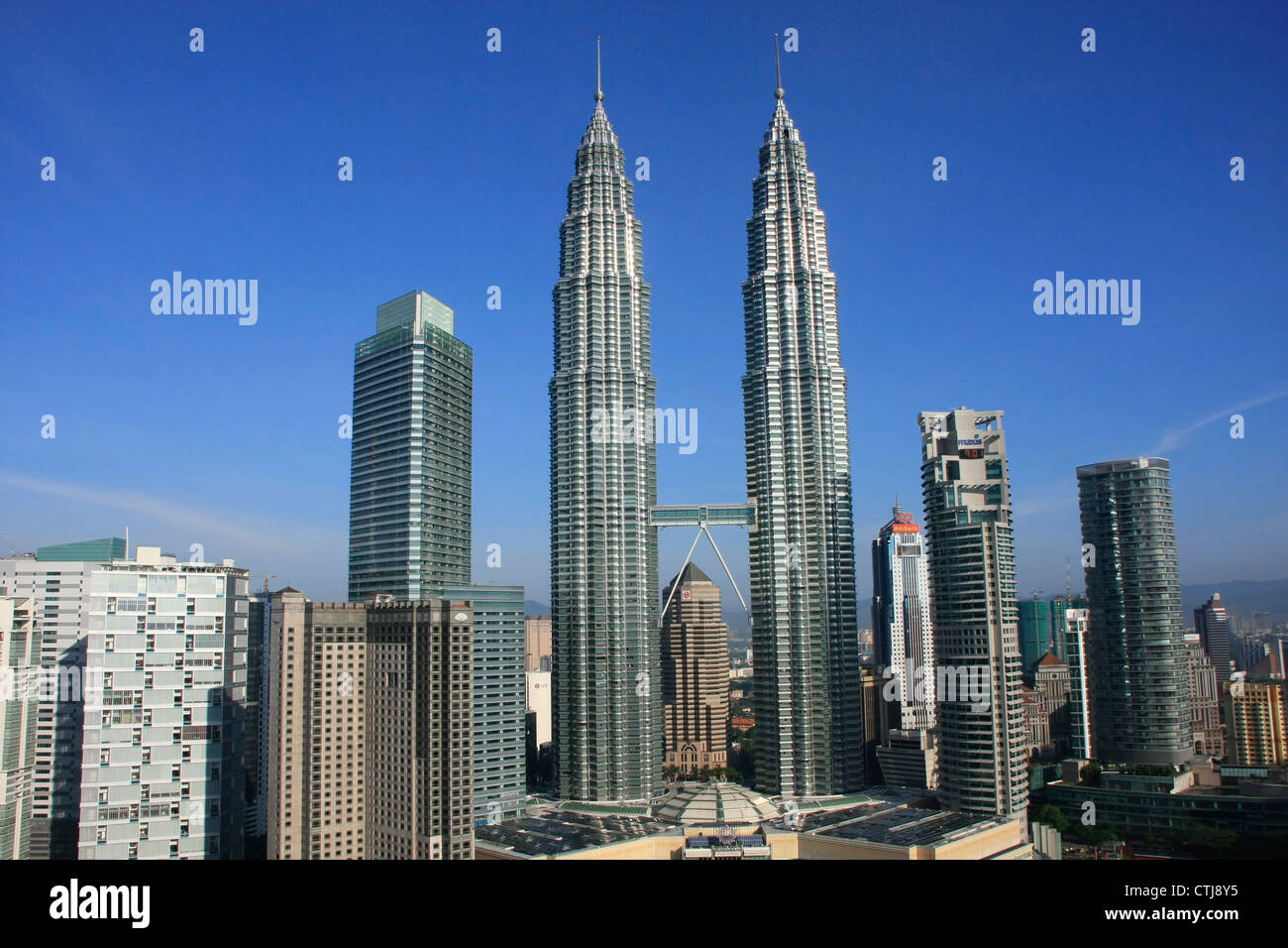 Les Tours Petronas, Kuala Lumpur, Malaisie Banque D'Images