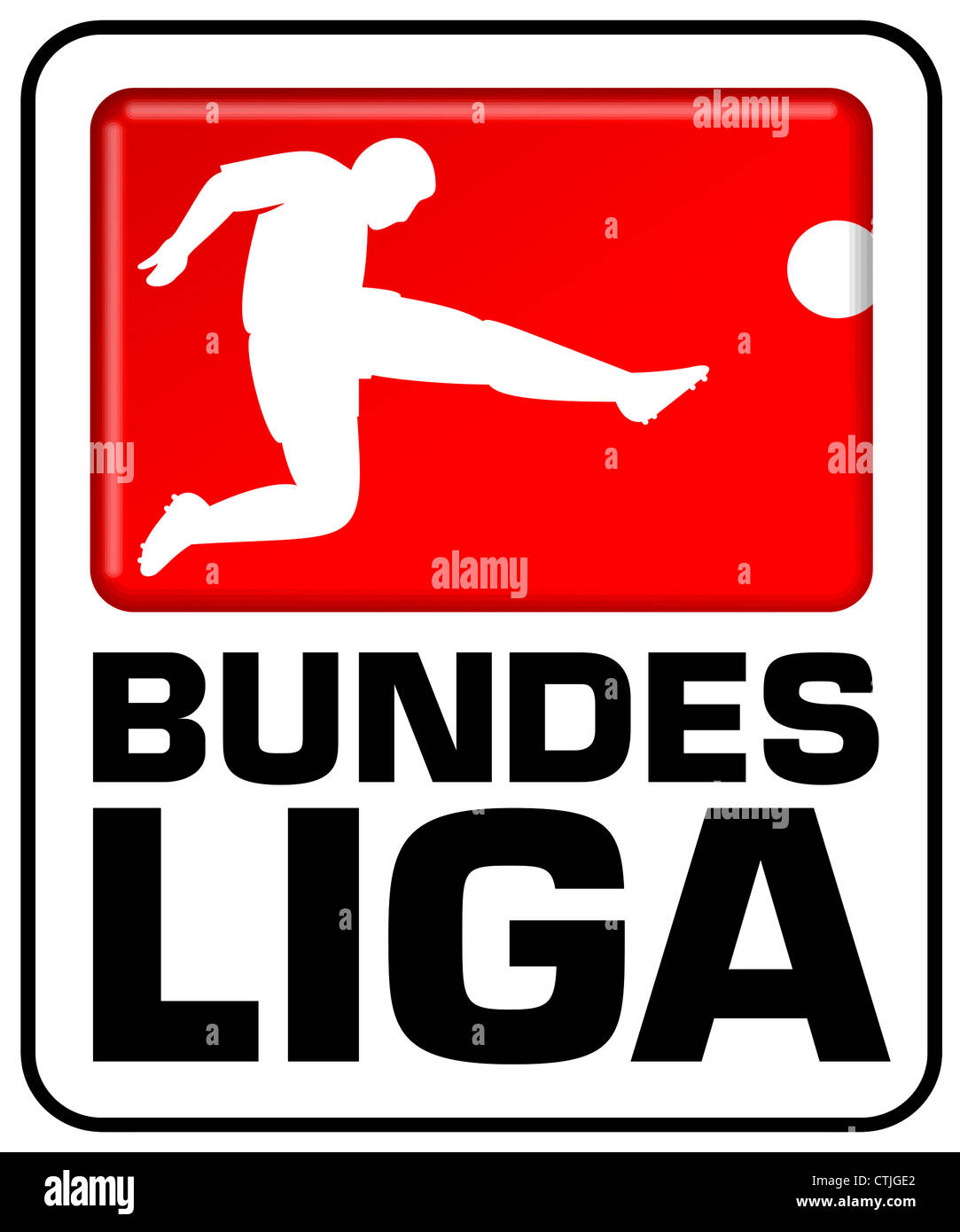 Logo de la Ligue nationale de football allemand. Banque D'Images