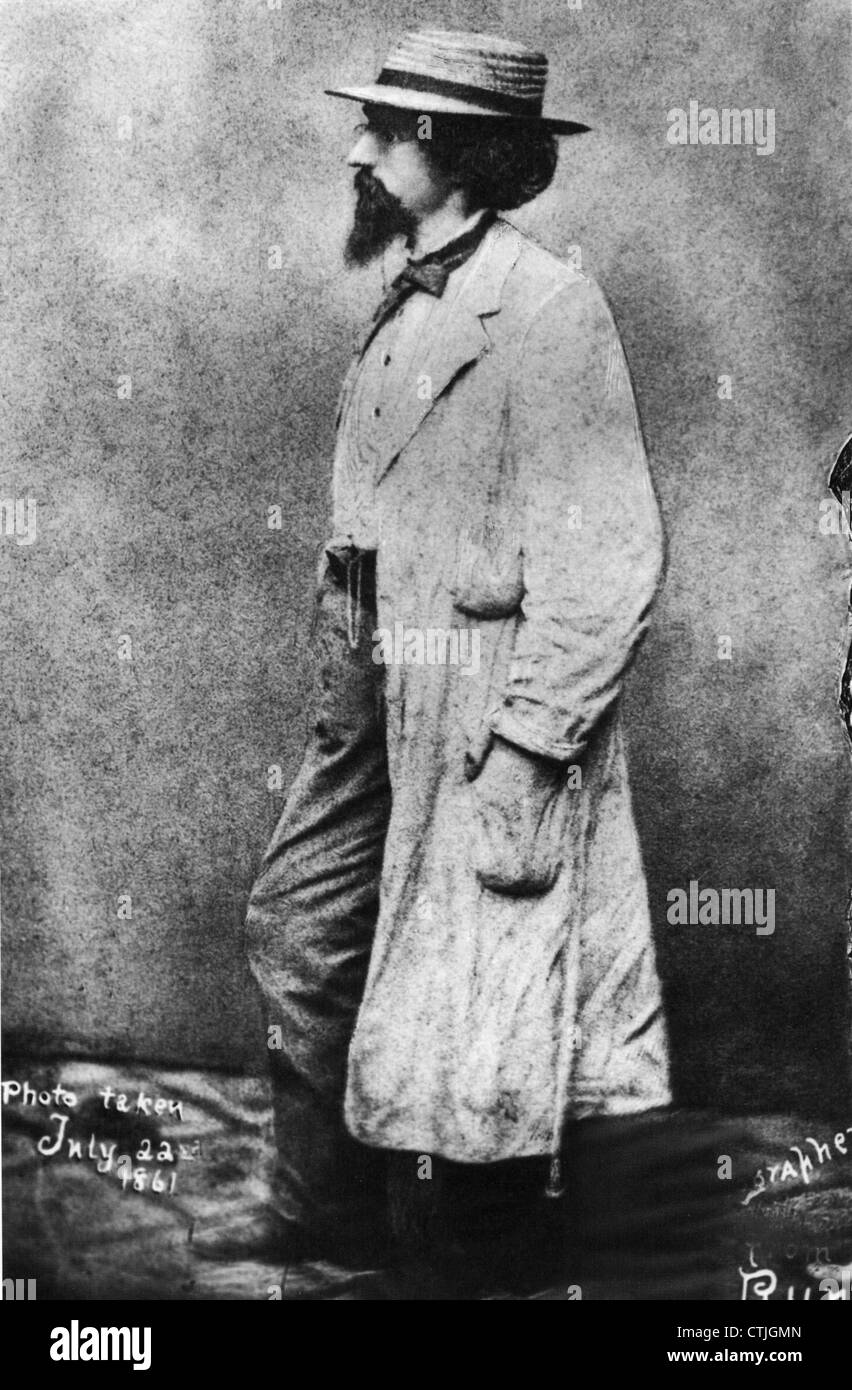MATTHEW BRADY (c 1822-1896) Photographe américain qui a couvert la guerre civile. Photo prise peu après le premier Bull Run en 1861 Banque D'Images