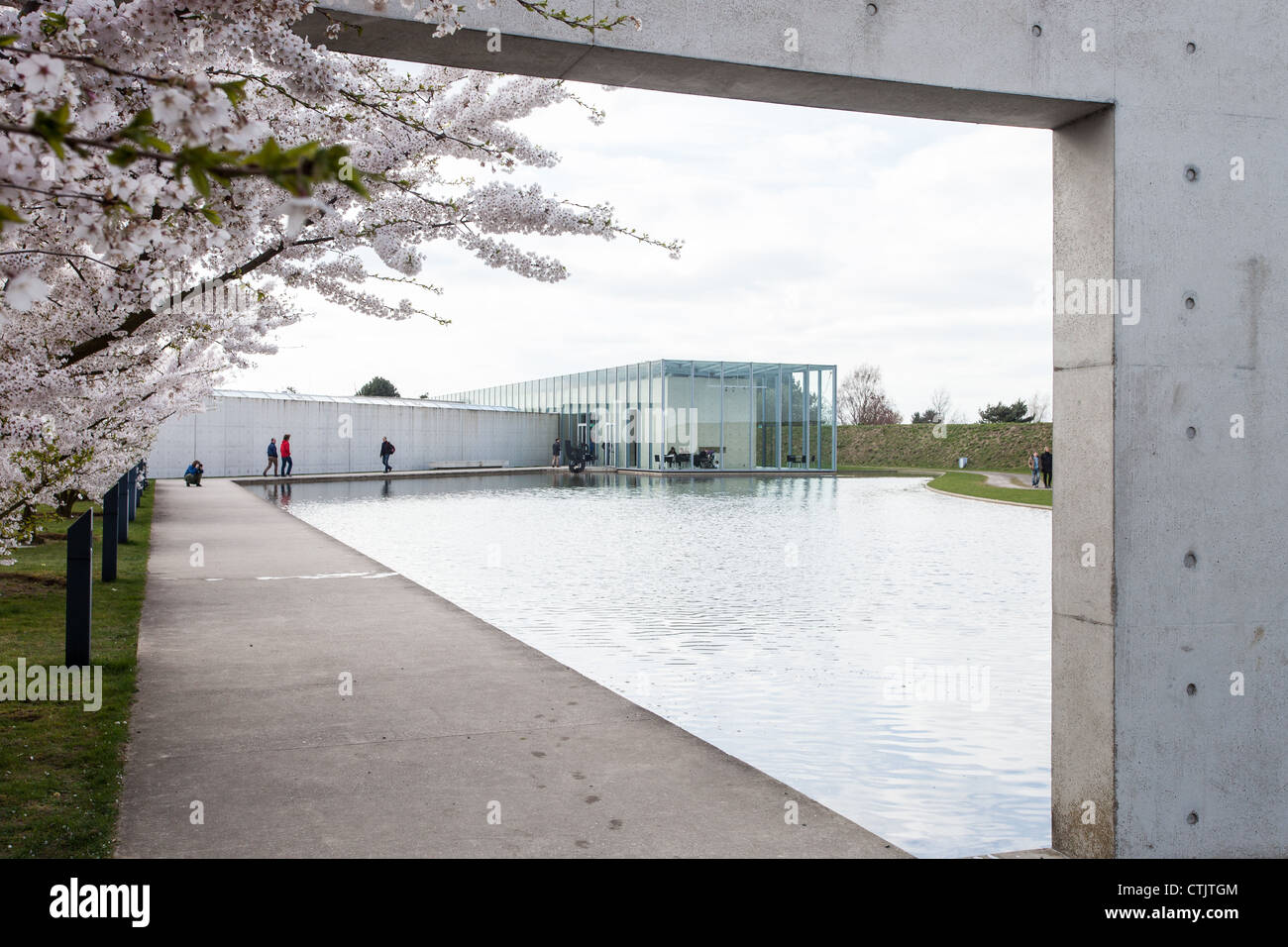 Langen Foundation Tadao Ando Banque D'Images
