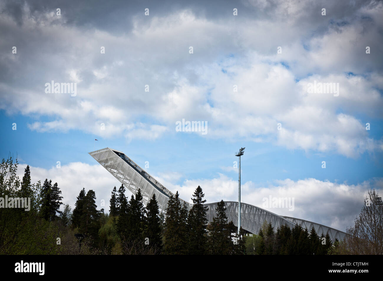 Oslo Holmenkollbakken le saut à ski hill Banque D'Images