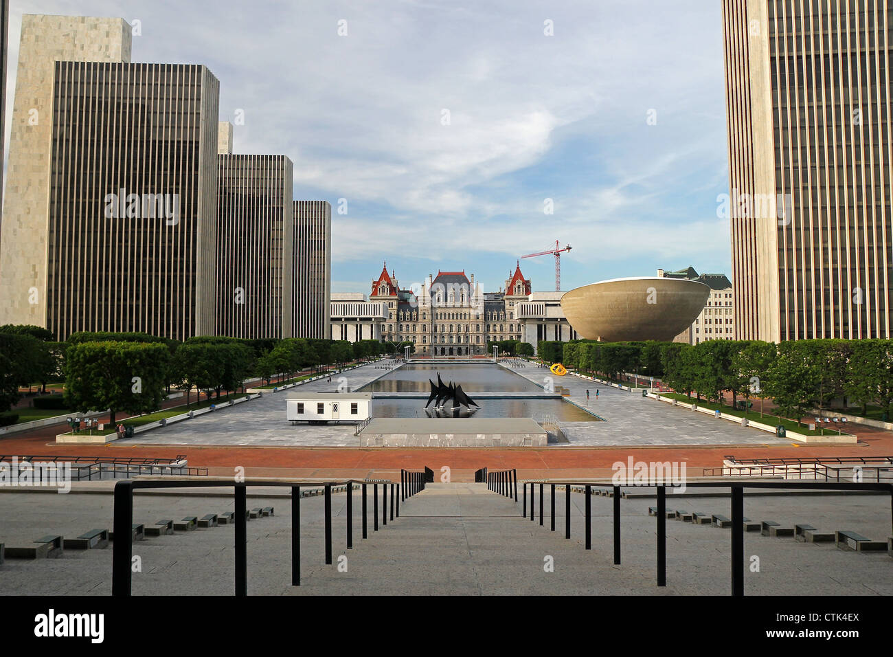 Empire State Plaza, Albany, New York Banque D'Images