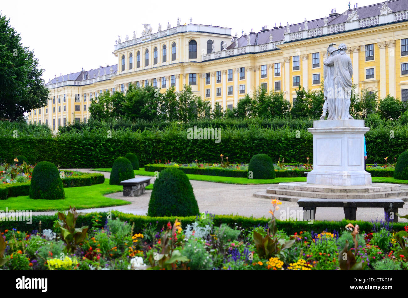 Palais Schönbrunn à Vienne Autriche Banque D'Images