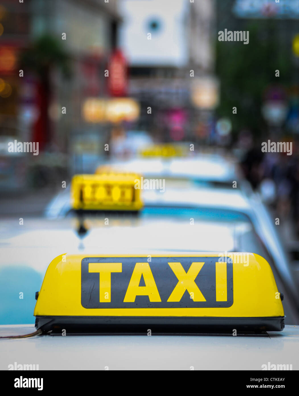 Concept de taxi Banque D'Images