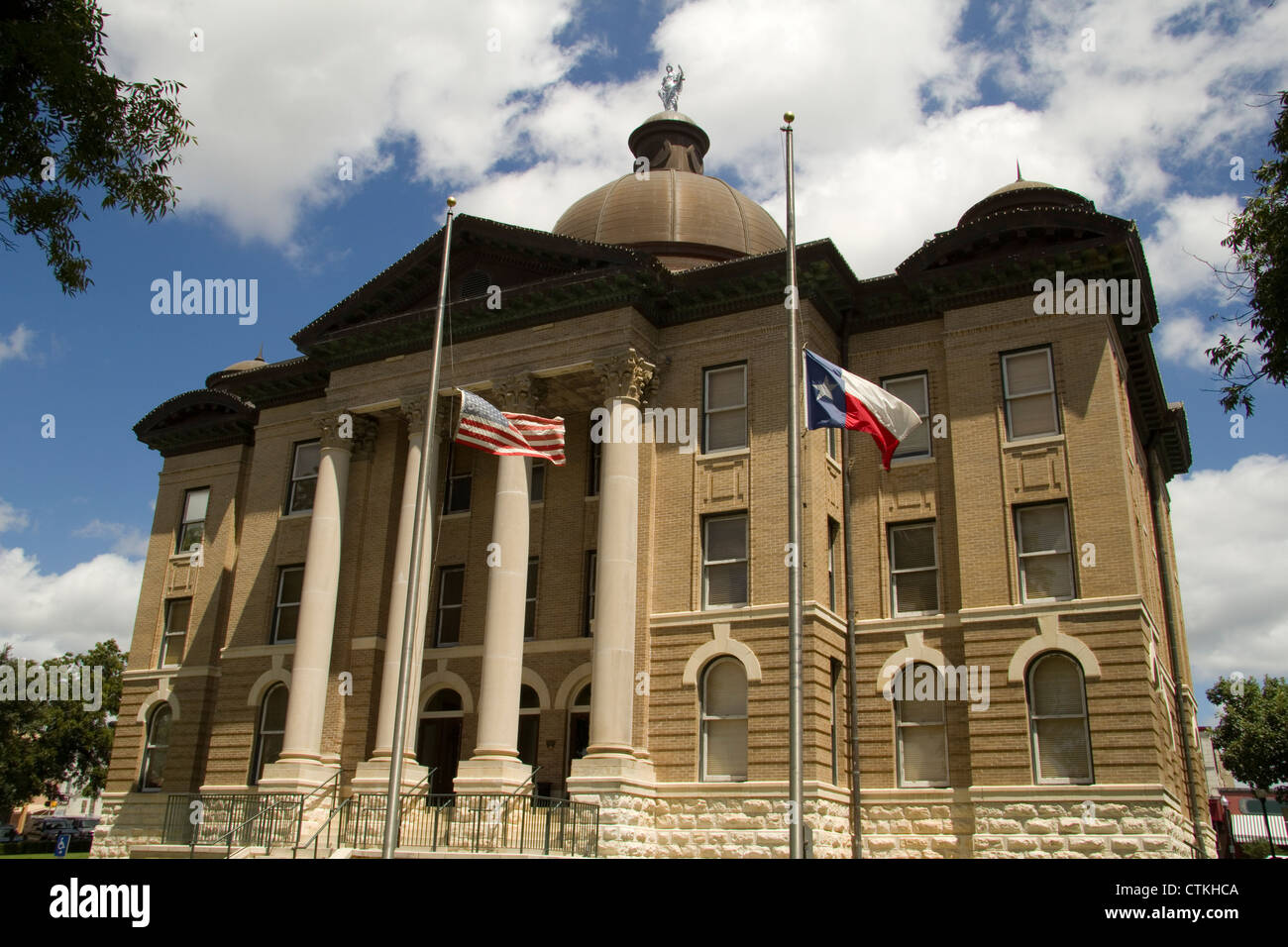 Hays County Courthouse à San Marcos, Texas Banque D'Images