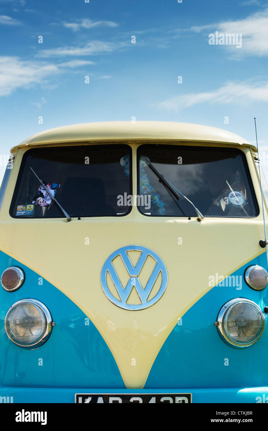 Écran partagé VW Volkswagen camper van Banque D'Images