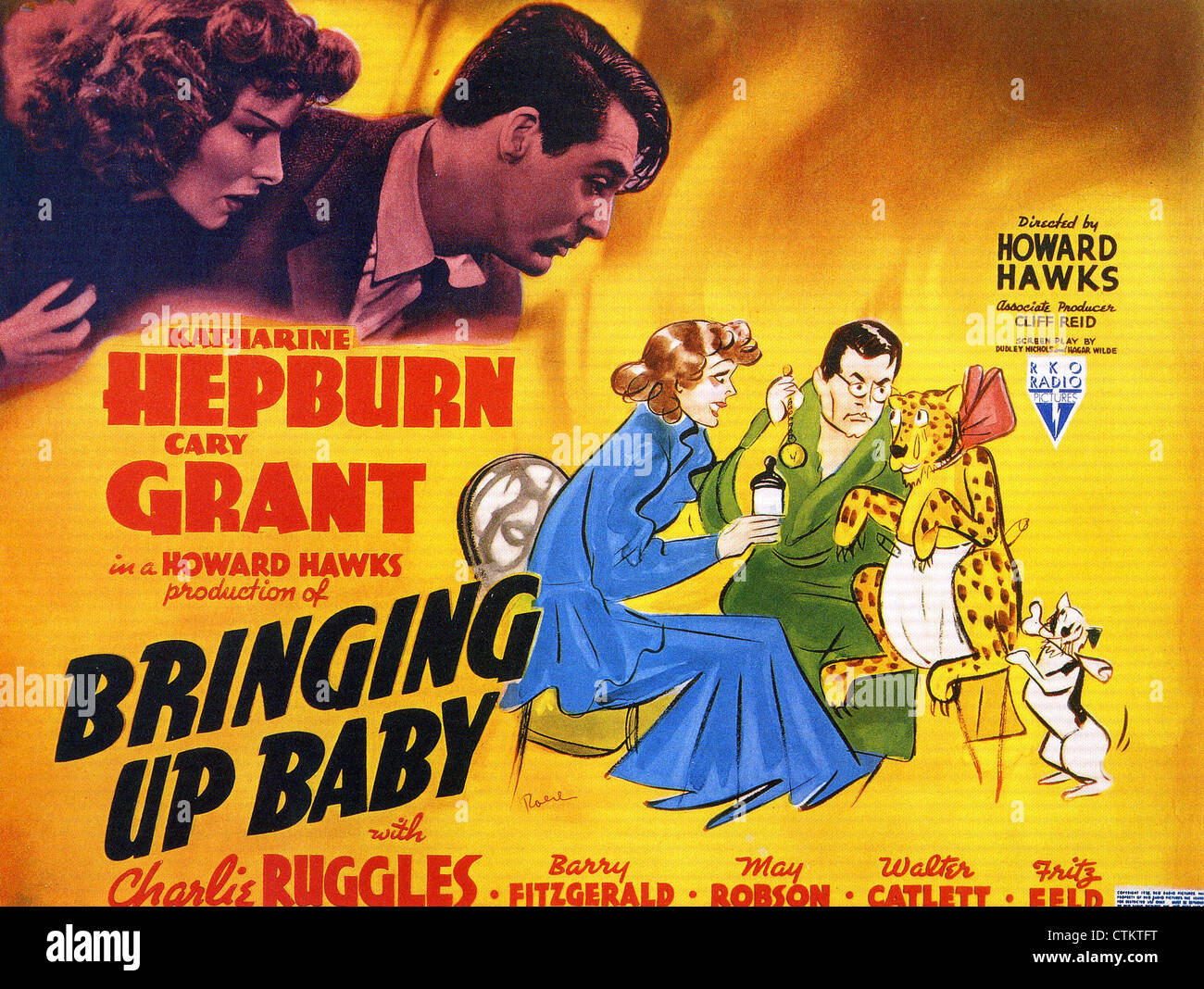 L Impossible Monsieur Bebe 1938 Rko Film Avec Cary Grant Et Katherine Hepburn Photo Stock Alamy