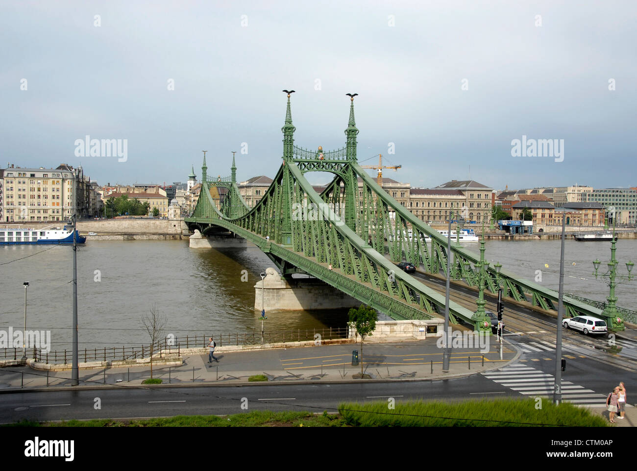 Pont de la liberté, à Budapest, Hongrie Banque D'Images