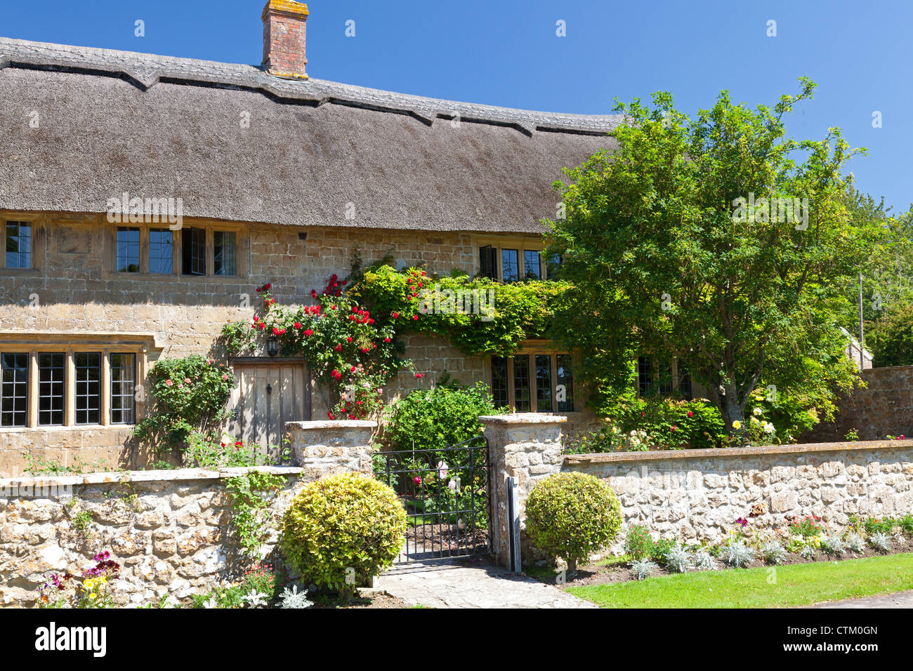 La Dower House (1664), Service Dowlish,Somerset Banque D'Images