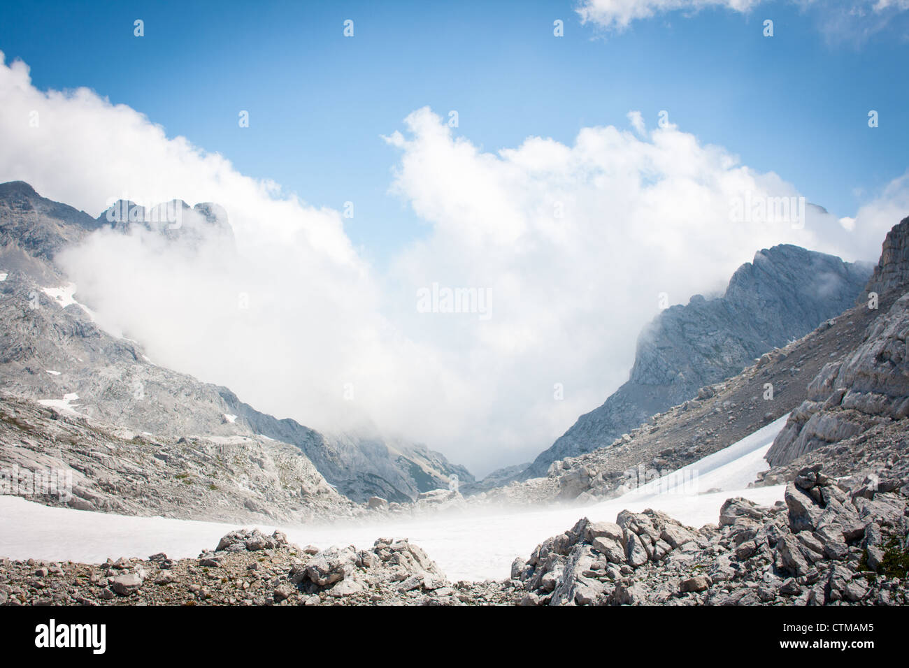 Beaux paysages alpins Banque D'Images