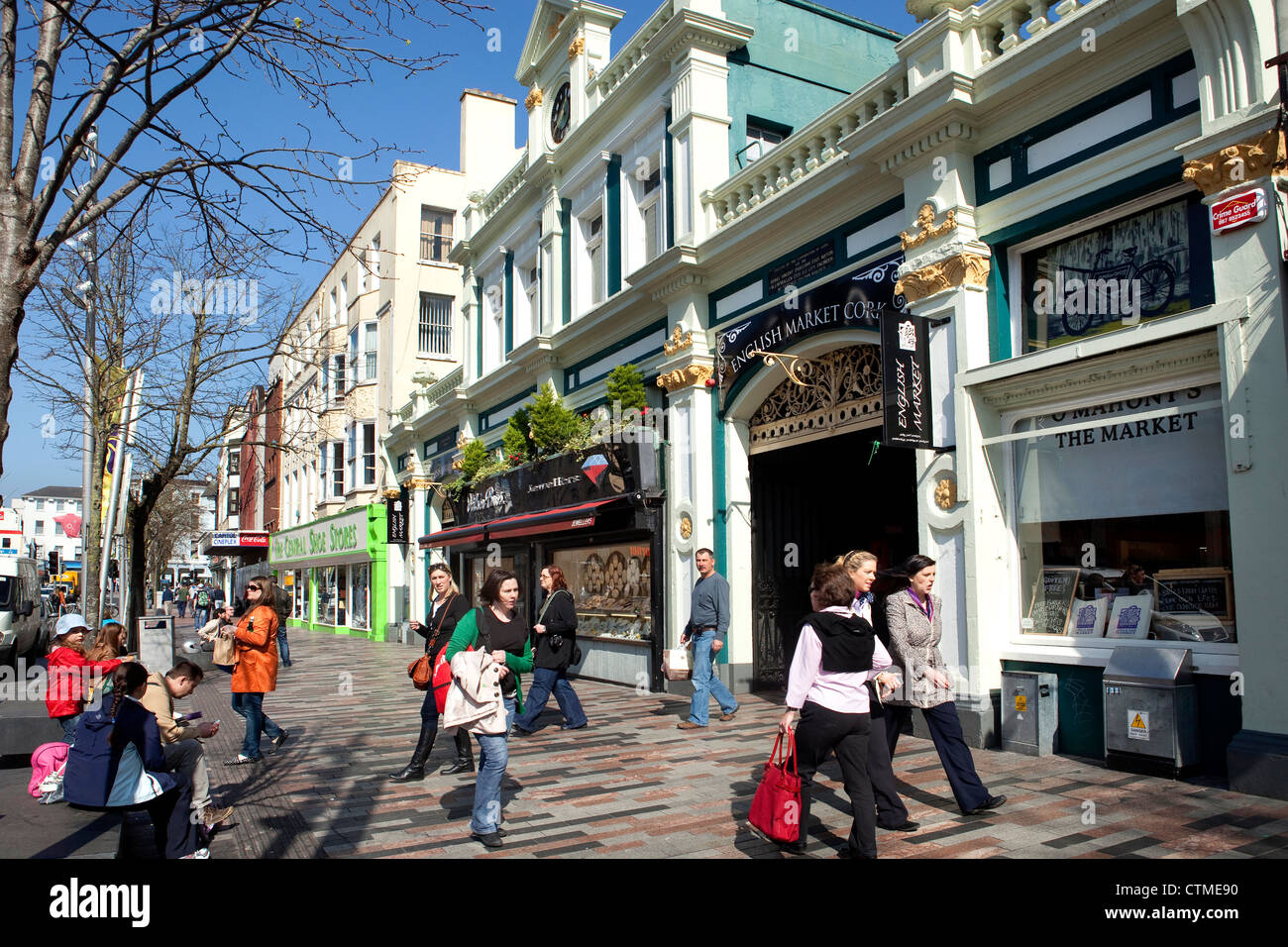 Marché anglais à Cork, Irlande Banque D'Images