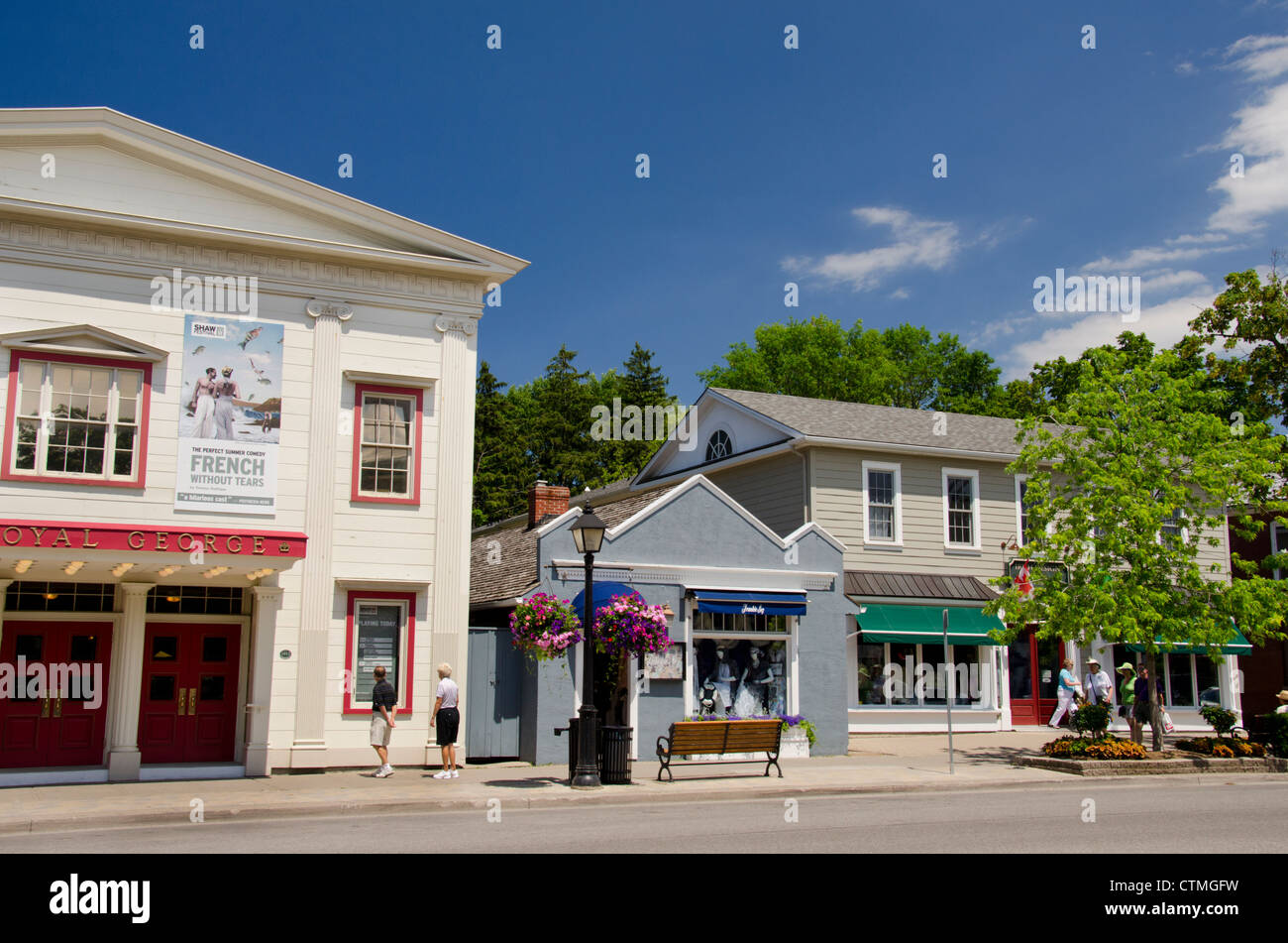 Le Canada, l'Ontario, Niagara on the Lake. Situé dans le sud de l'Ontario, où la rivière Niagara, du lac Ontario. Banque D'Images