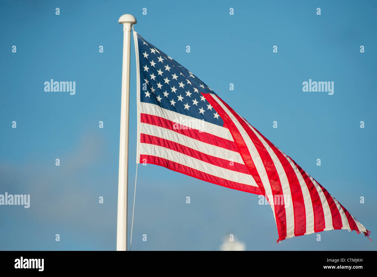 Les stars and stripes flag banner old glory USA nord-américain Banque D'Images