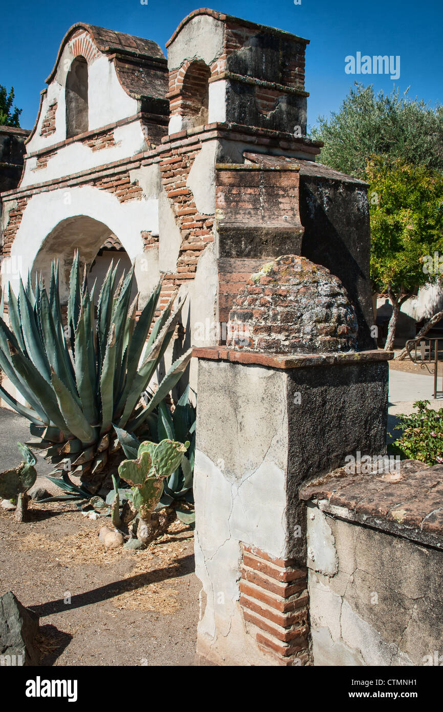 Mission San Miguel Arcángel près de Paso Robles de San Luis Obispo County, California, United States Banque D'Images