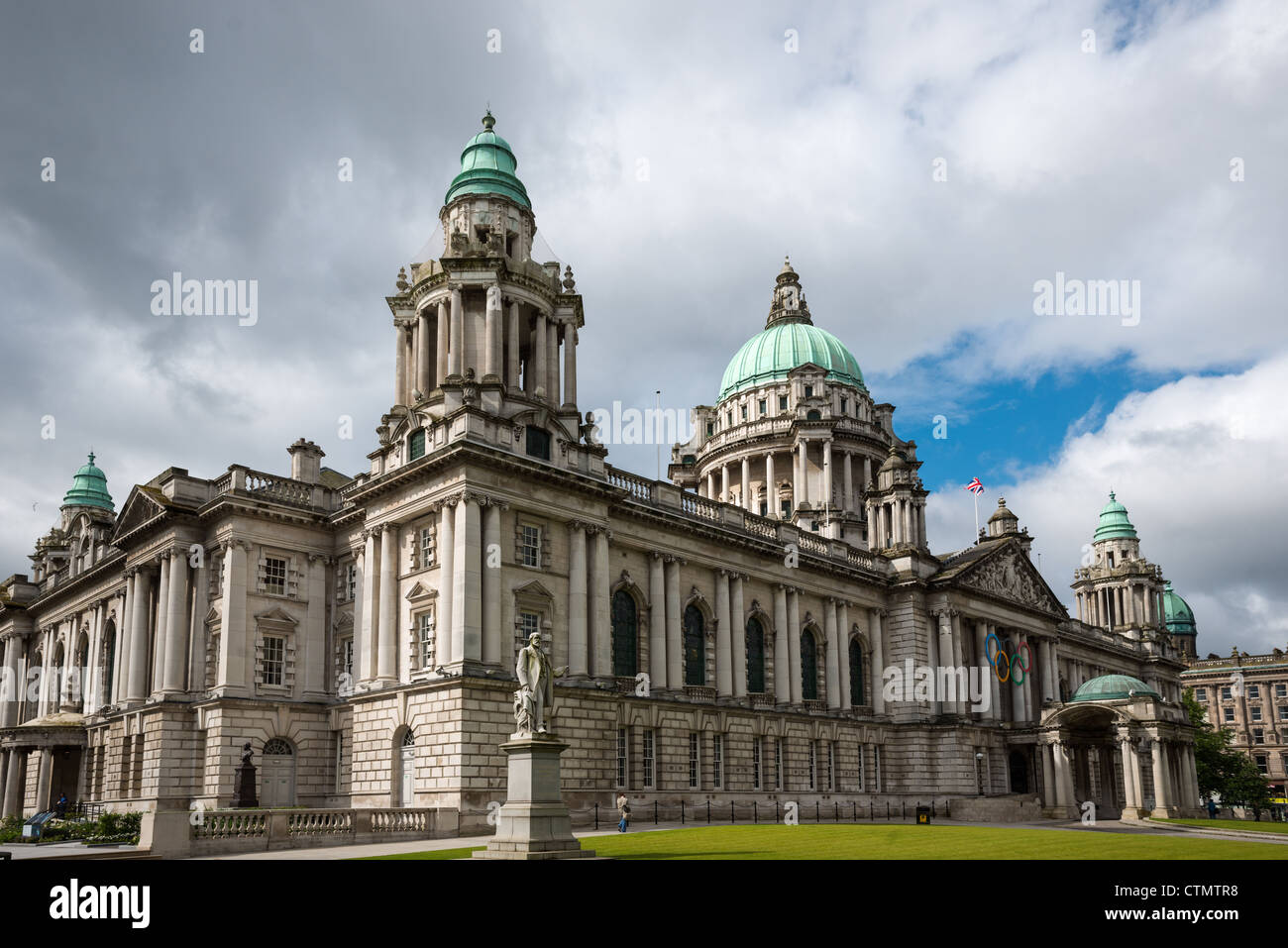 Belfast City Hall, Belfast, Irlande du Nord. Banque D'Images
