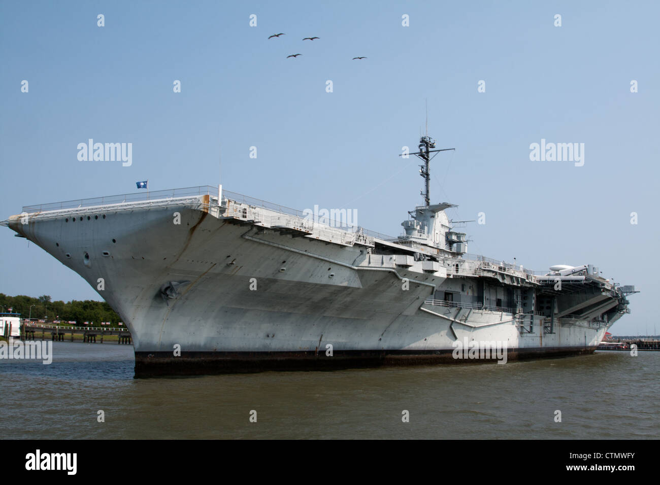 USS Yorktown à Charleston Patriots Point Banque D'Images