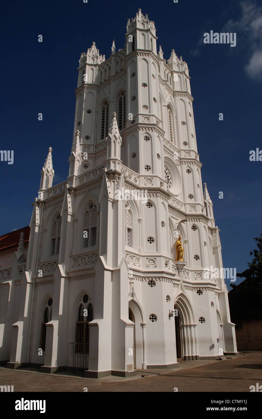 Une église à palayam,trivandrum Kerala, Inde,. c'est un point de repère dans la ville de Trivandrum Banque D'Images
