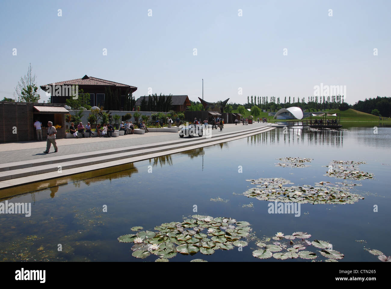 Floriade boulevard à Floriade 2012 World Expo horticole Venlo, Pays-Bas Banque D'Images