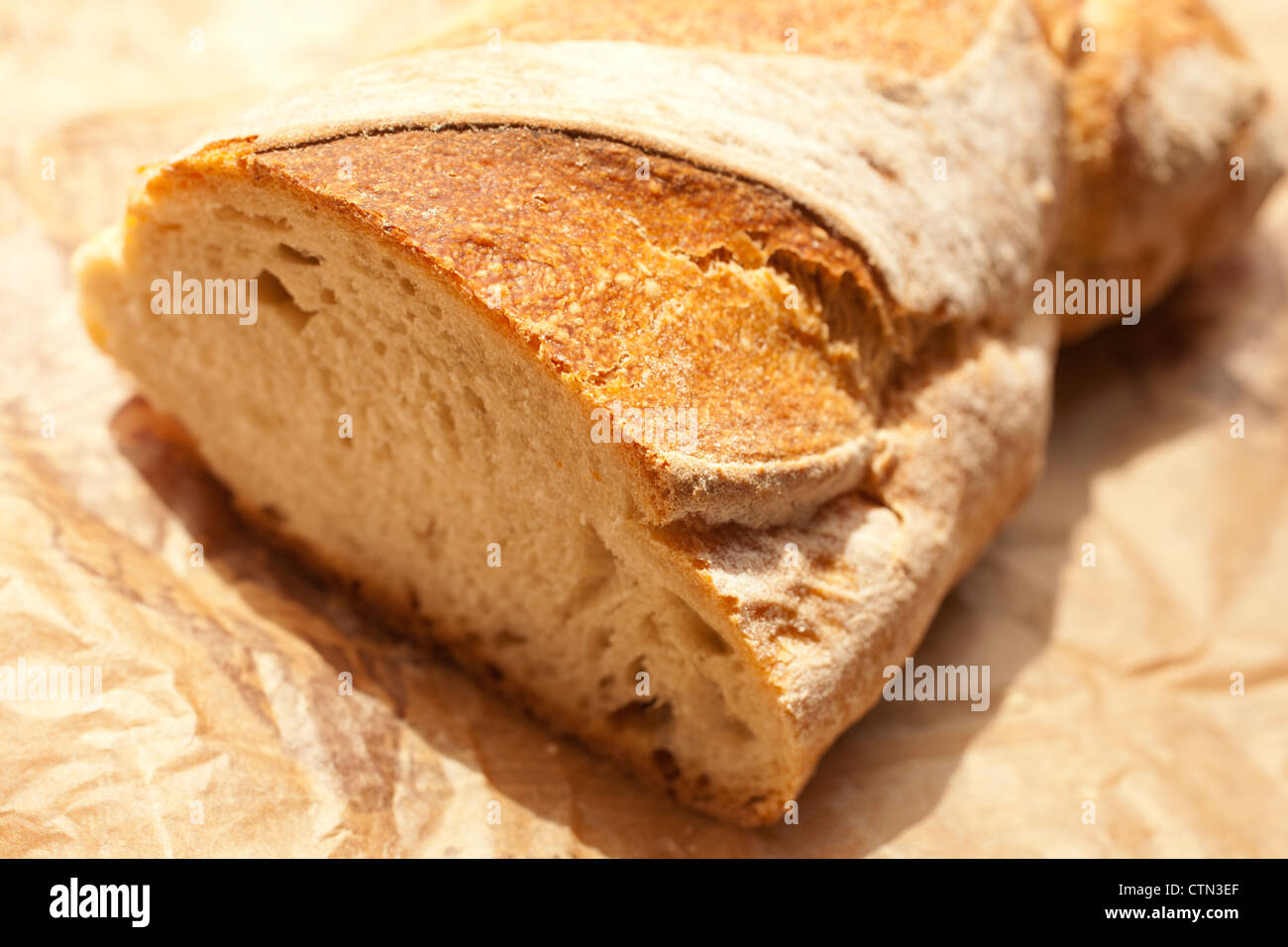 L'italien, du pain artisanal Banque D'Images