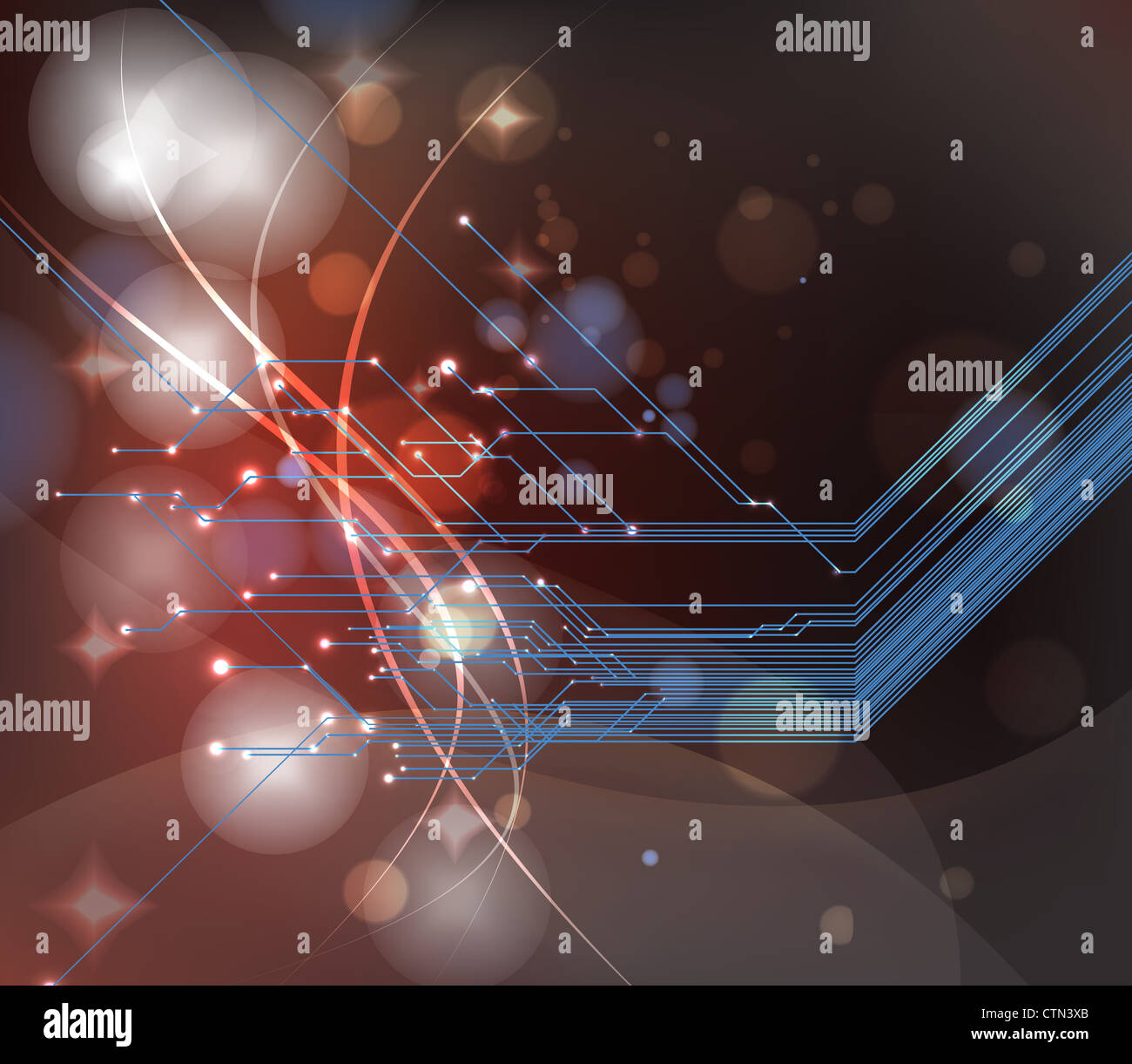 Arrière-plan de la technologie Banque D'Images