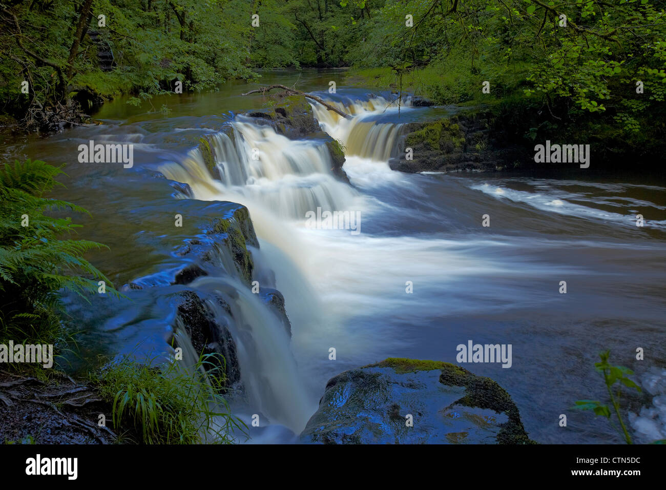 Cascade, Neath Valley, Neath, South Wales, UK Banque D'Images