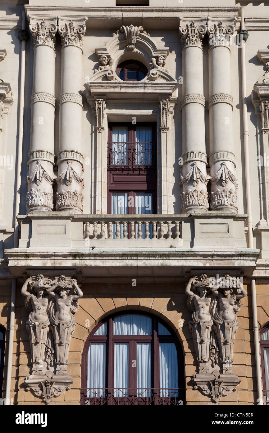 Théâtre Arriaga, Bilbao, Biscaye, Pays Basque, Espagne Banque D'Images