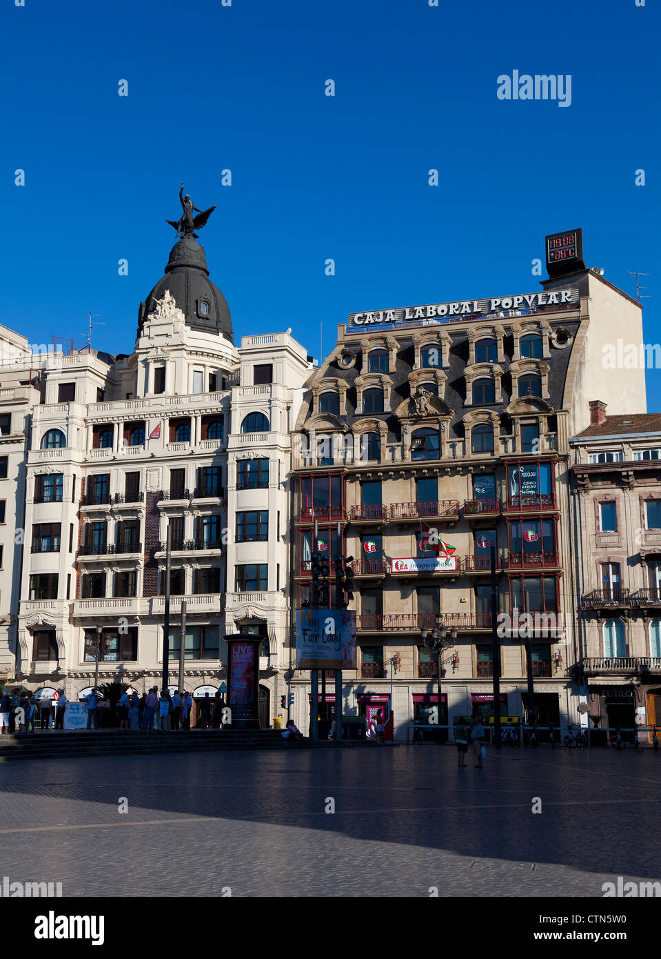 Place Arriaga, Bilbao, Biscaye, Pays Basque, Espagne Banque D'Images