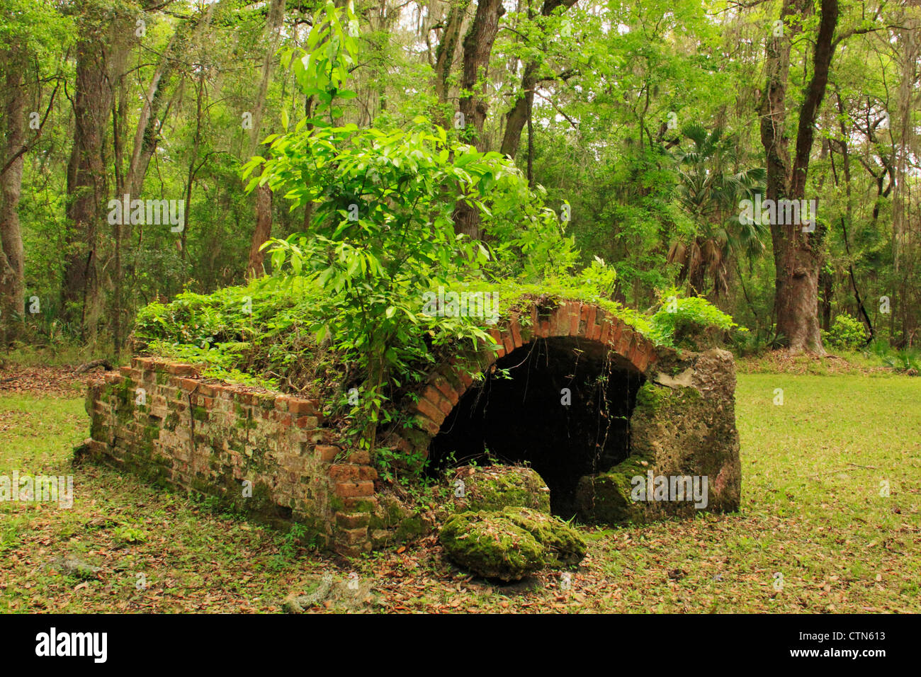 Fort Frederica National Monument, Saint Simon's Island, Georgia, USA Banque D'Images