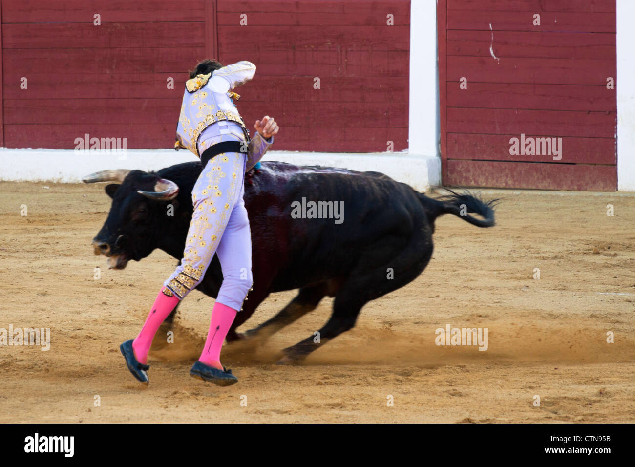 Torero espagnol Juan Jose Padilla. 21 juillet 2012, la Linea de la Concepcion, Espagne. Banque D'Images