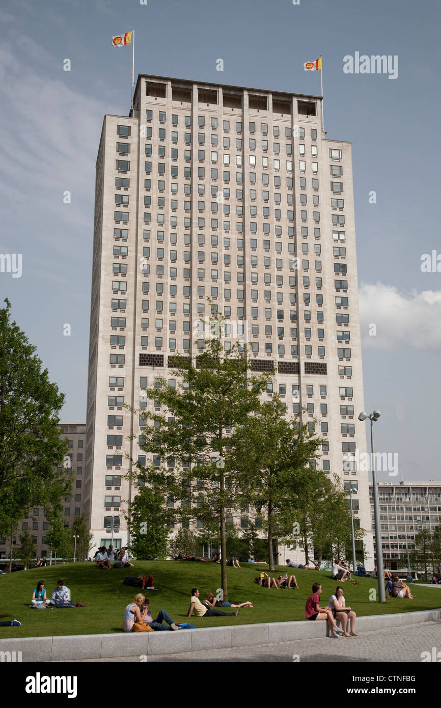 Bâtiment Shell sur South Bank à Londres, Angleterre, RU Banque D'Images