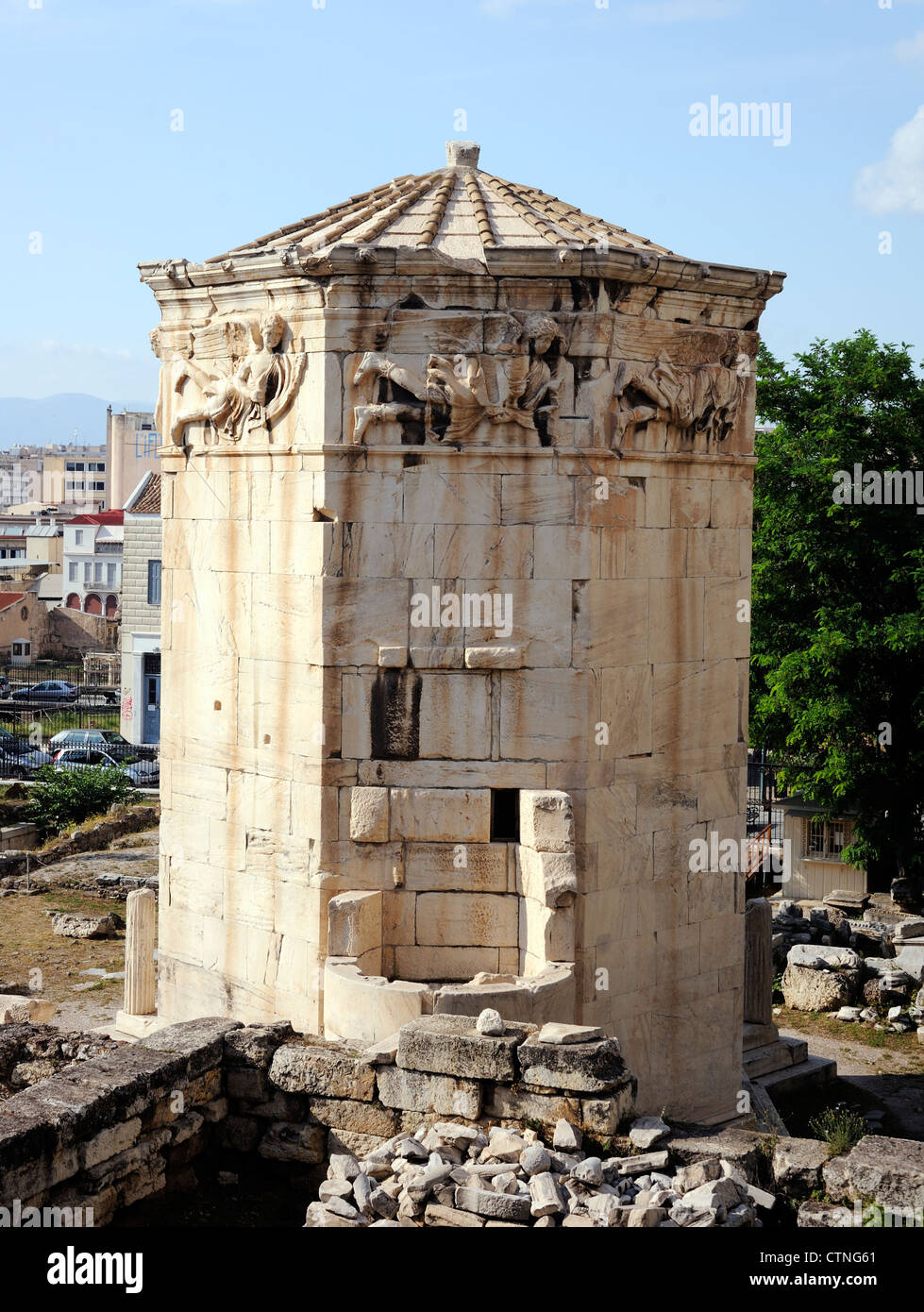 Athènes Grèce Europe Tour des Vents Banque D'Images