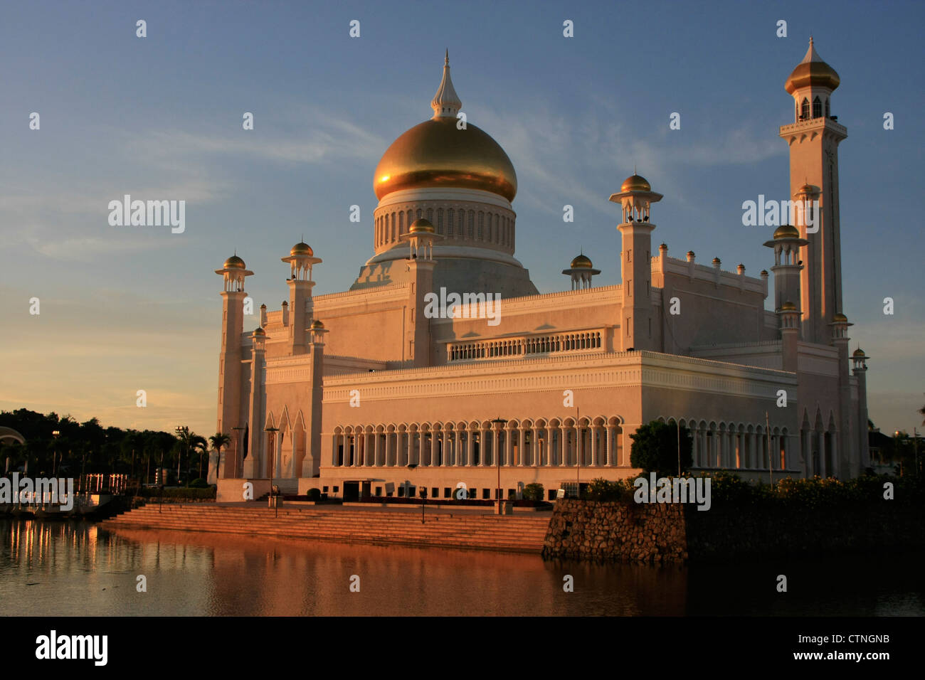 Sultan Omar Ali Mosquée Saifudding, Bandar Seri Begawan, Brunei, en Asie du sud-est Banque D'Images