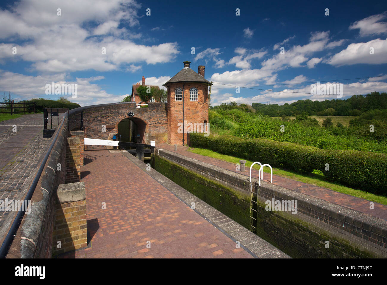 Serrures serrure de milieu Bratch Wombourne South Staffordshire England UK Banque D'Images