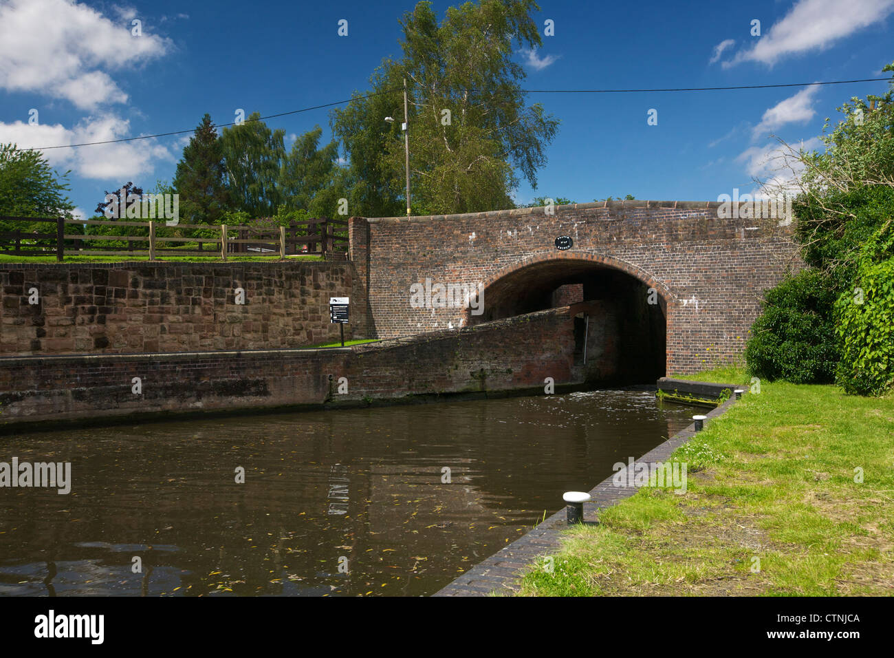 Bratch pont No 47 Serrures Wombourne South Staffordshire England UK Banque D'Images