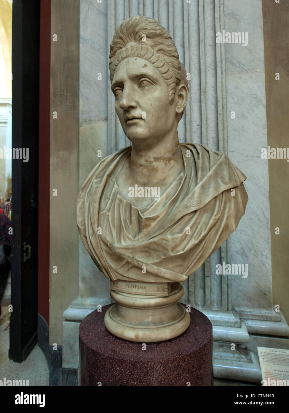 Le Musée du Vatican, situé dans la Cité du Vatican, abrite une vaste collection d'art, d'objets historiques et de trésors culturels. C'est l'un des musées les plus visités au monde. Banque D'Images