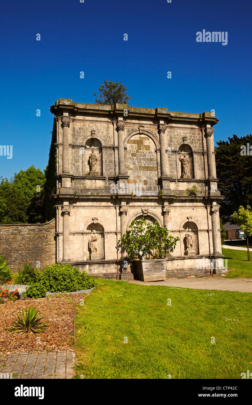 L'Abbaye de Margam Margam Park, Crypt, Port Talbot, Pays de Galles, Royaume-Uni Banque D'Images