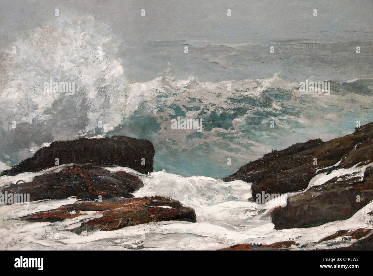 Maine Coast 1896 Winslow Homer American United States of America Banque D'Images
