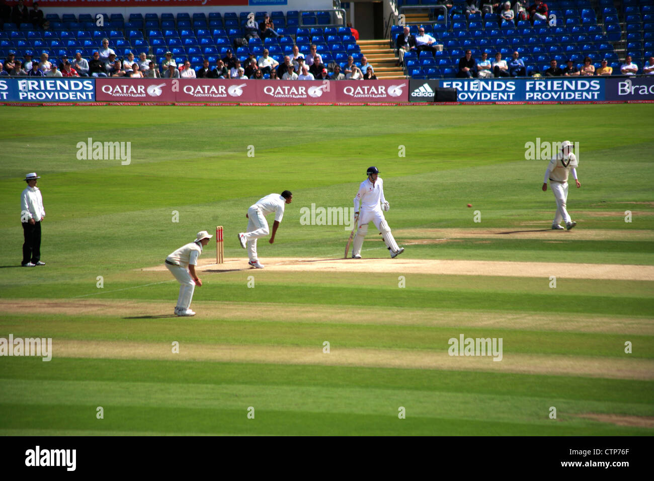 Test-match de cricket entre l'Angleterre et l'Afrique du Sud a joué au terrain de cricket de Headingly, Yorkshire, Angleterre, Royaume-Uni 2107 2008 Banque D'Images