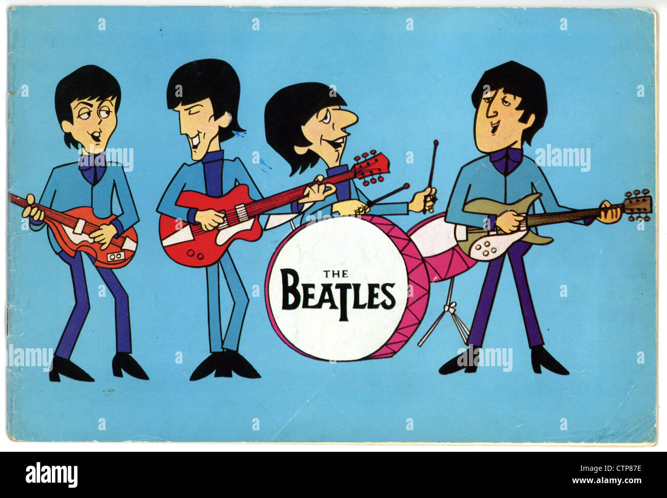 004816 - Les Beatles Décembre 1965 Moody Blues UK Tour Programmes Banque D'Images