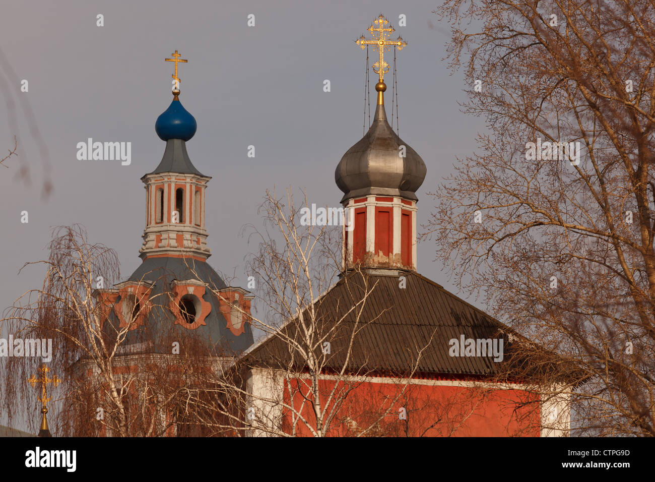 Andreevsky monastère à l'hiver Banque D'Images