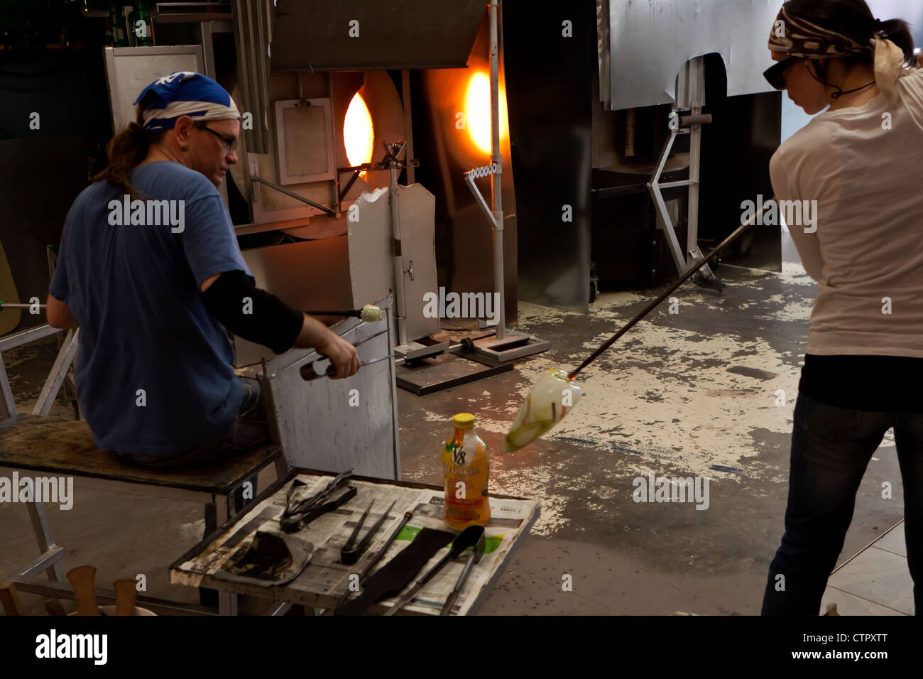 Glassblowing Banque de photographies et d’images à haute résolution Alamy