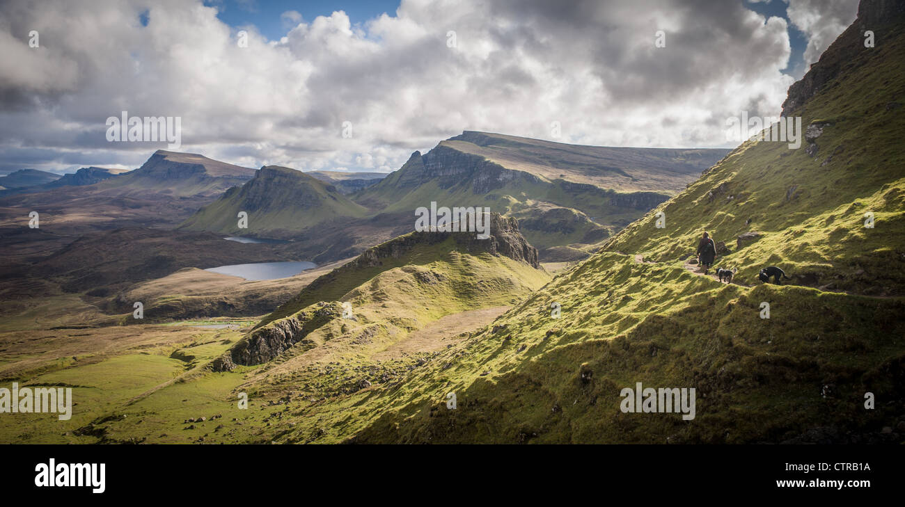 Le Quiraing, île de Skye, Écosse Banque D'Images